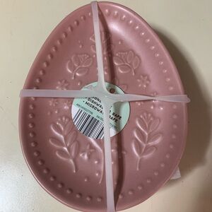 Croton Pink Easter 🐣 Ceramic Dish